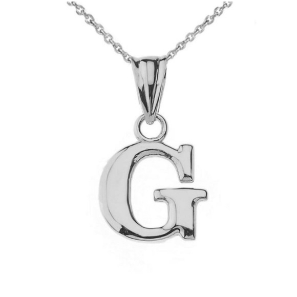 🔥FASHIONABLE "G" SILVER NECKLACE🔥 - Picture 3 of 6